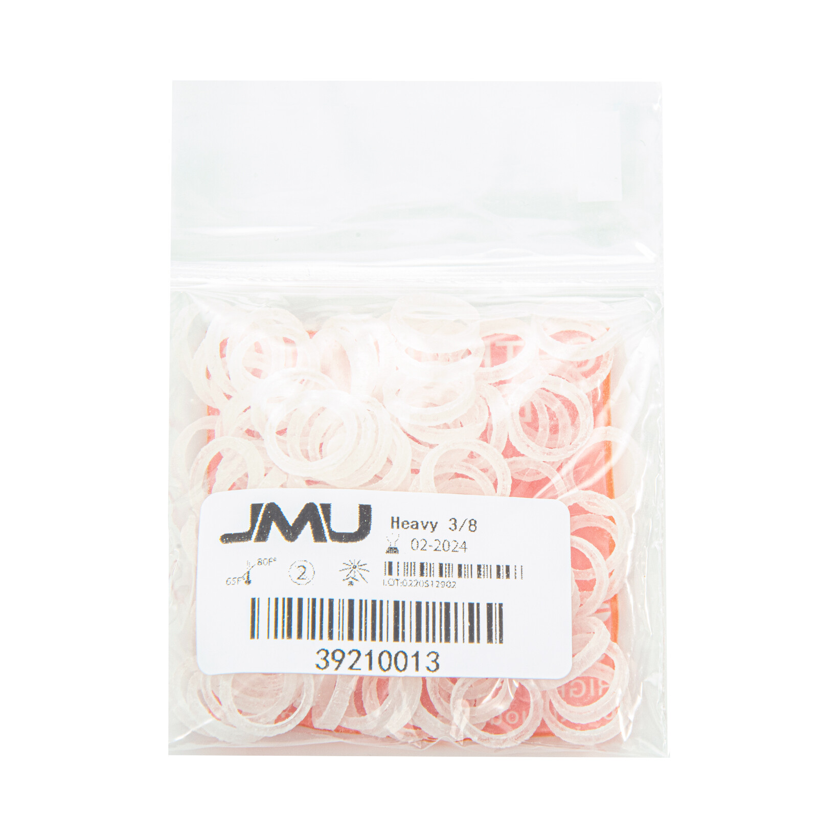Dental Orthodontic Intraoral Elastic Latex Free Clear Bands Braces Made In USA