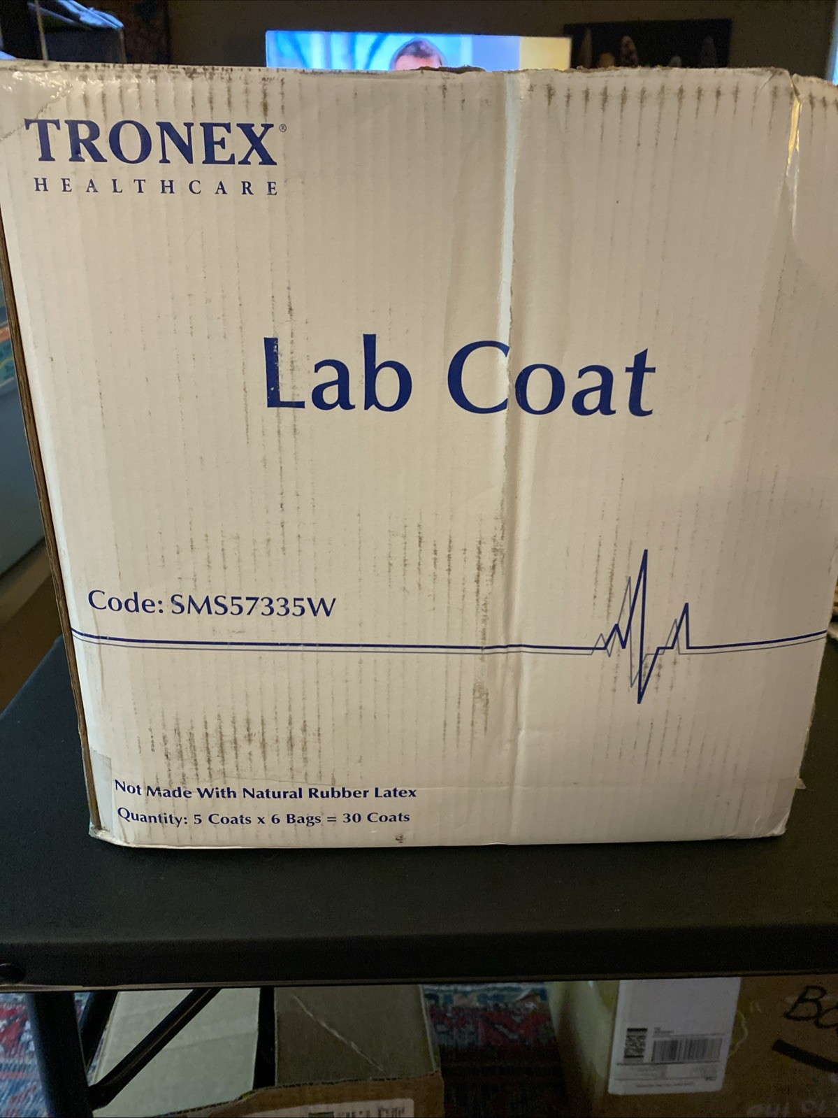 Tronex Lab Coats New In Box 30 Count. Size XL.