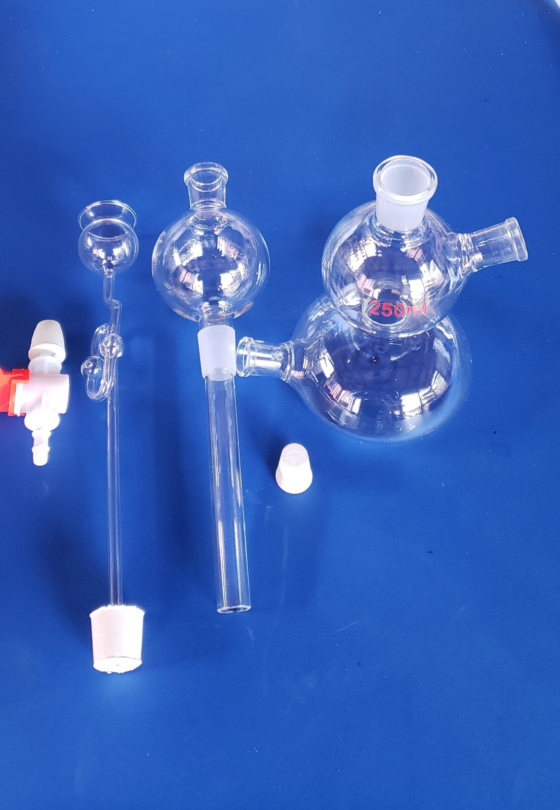 Lab Kipp Gas Generator Kipp’s Apparatus 250ml New