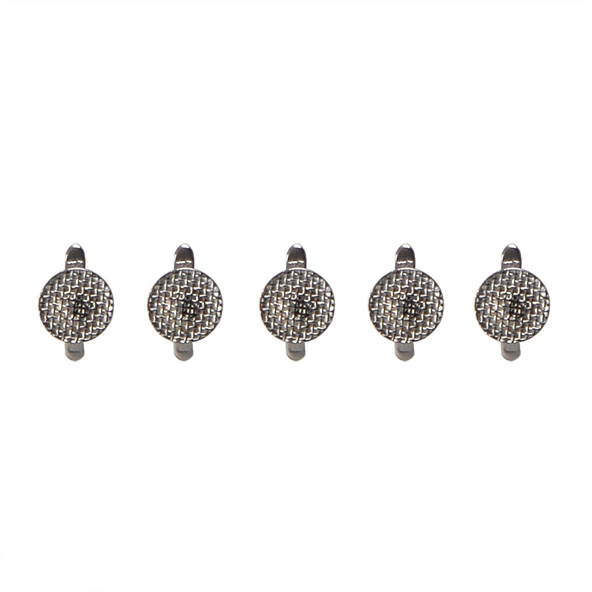 AZDENT Dental Orthodontic Lingual Buttons Bondable Round/Rectangular Mesh Base