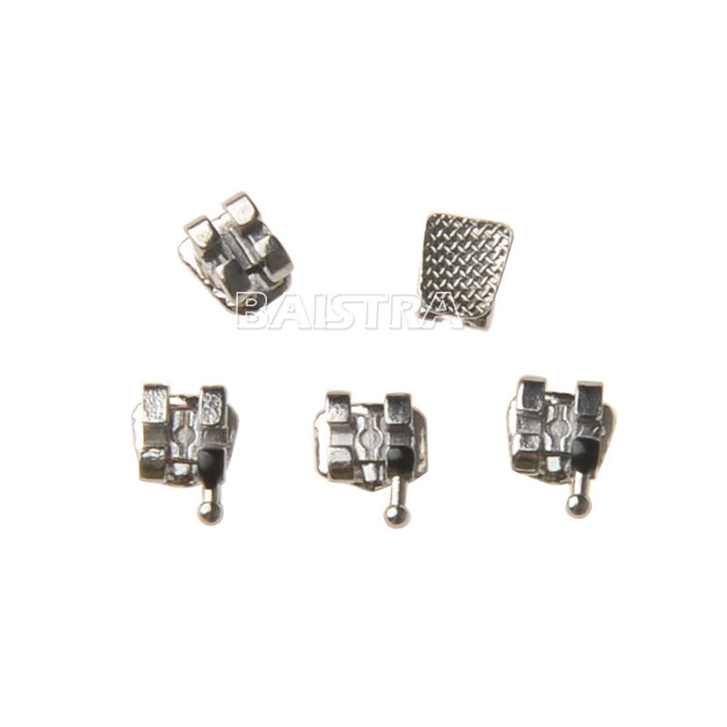 Dental Orthodontic Metal Brackets Braces Mini/Standard Roth/MBT.022 Hooks 345