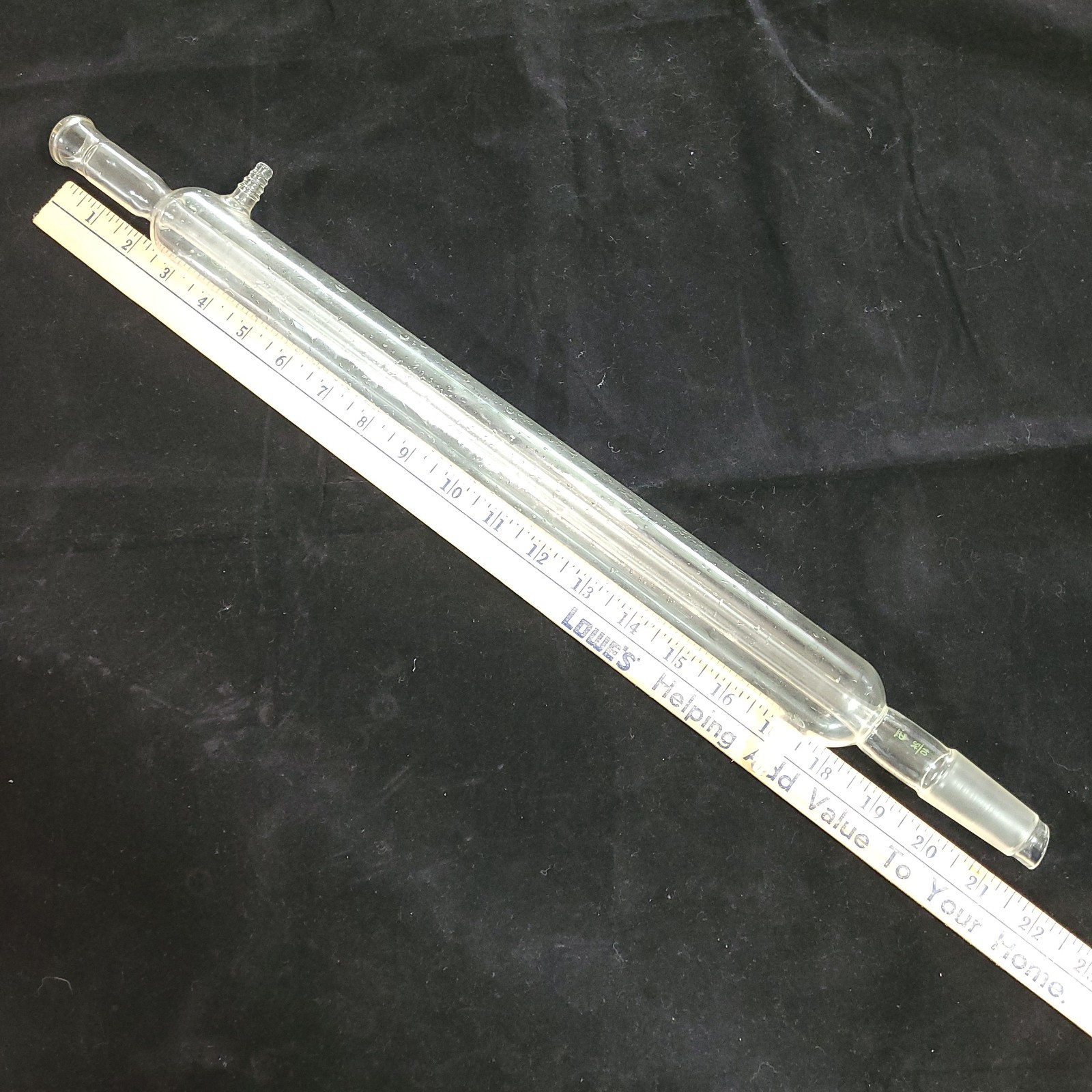 PYREX Glass Liebig Glass Distillation Condenser 24/40 10mm 400mmx41mm Lab Equip