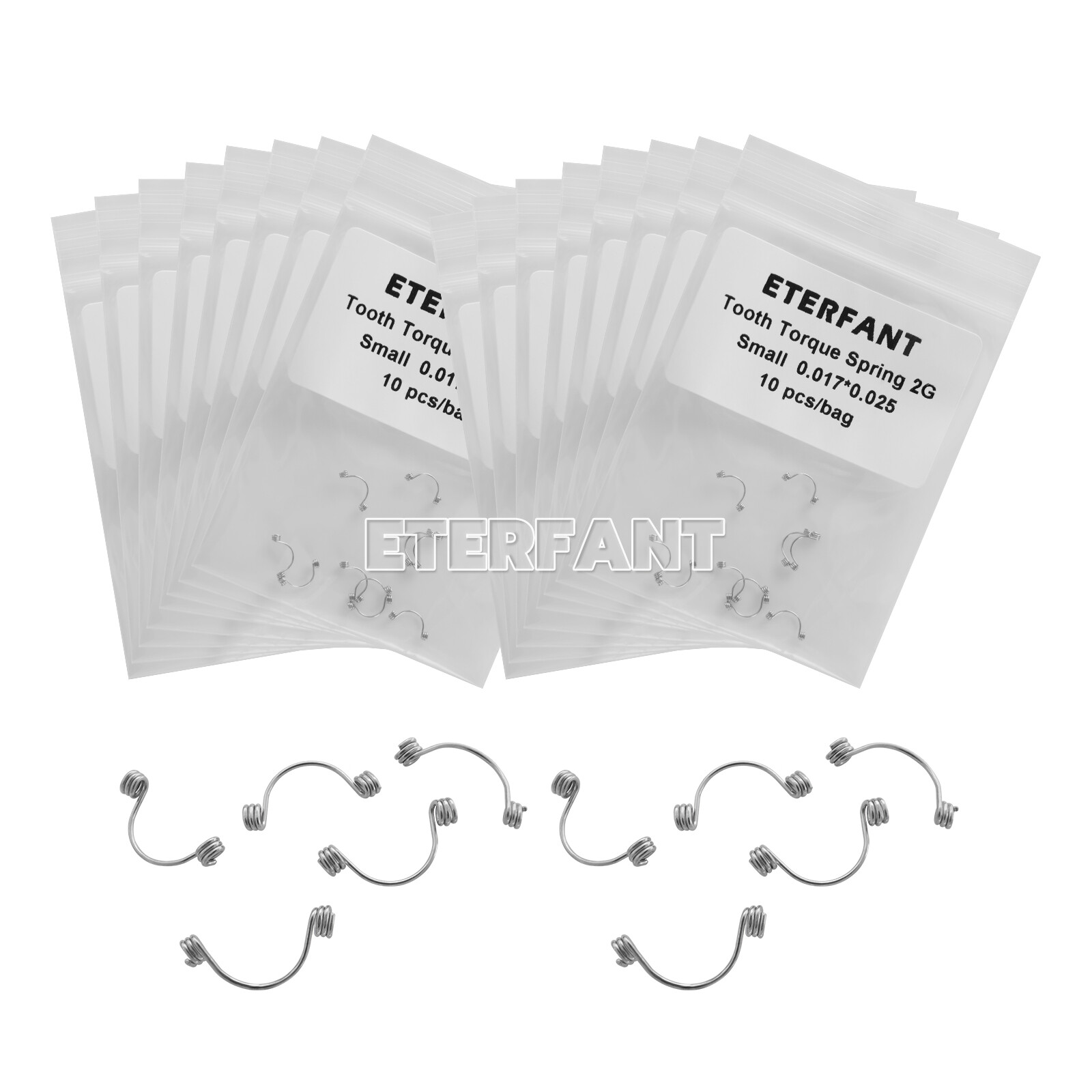 ETERFANT Dental 10PCs/bag Ortho Teeth Anterior Torque Springs Small/Medium/Large