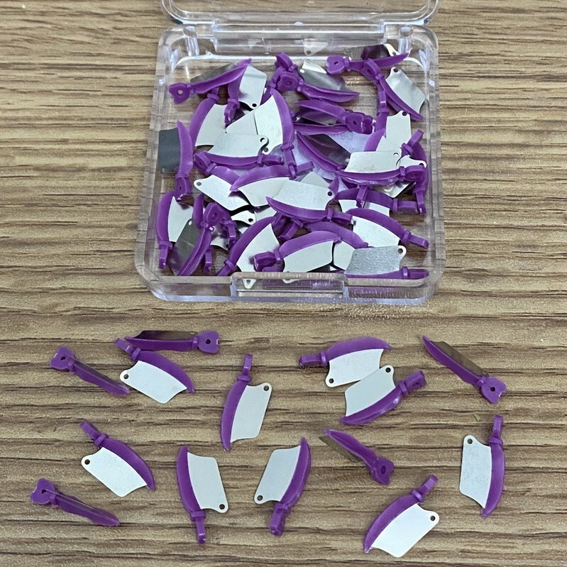 50PCS Dental Matrix Fender Wedges Prep Interproximal Diastema Wedge Guard L/M/S