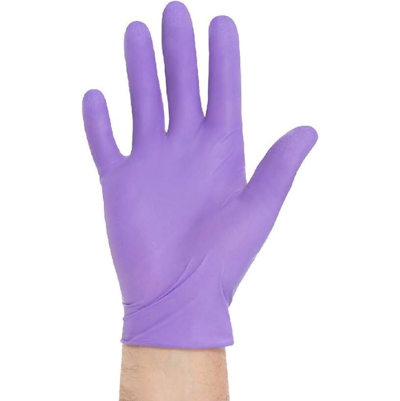 *1,000-Pieces* Halyard Purple Powder-Free Nitrile Exam Gloves Small 55081