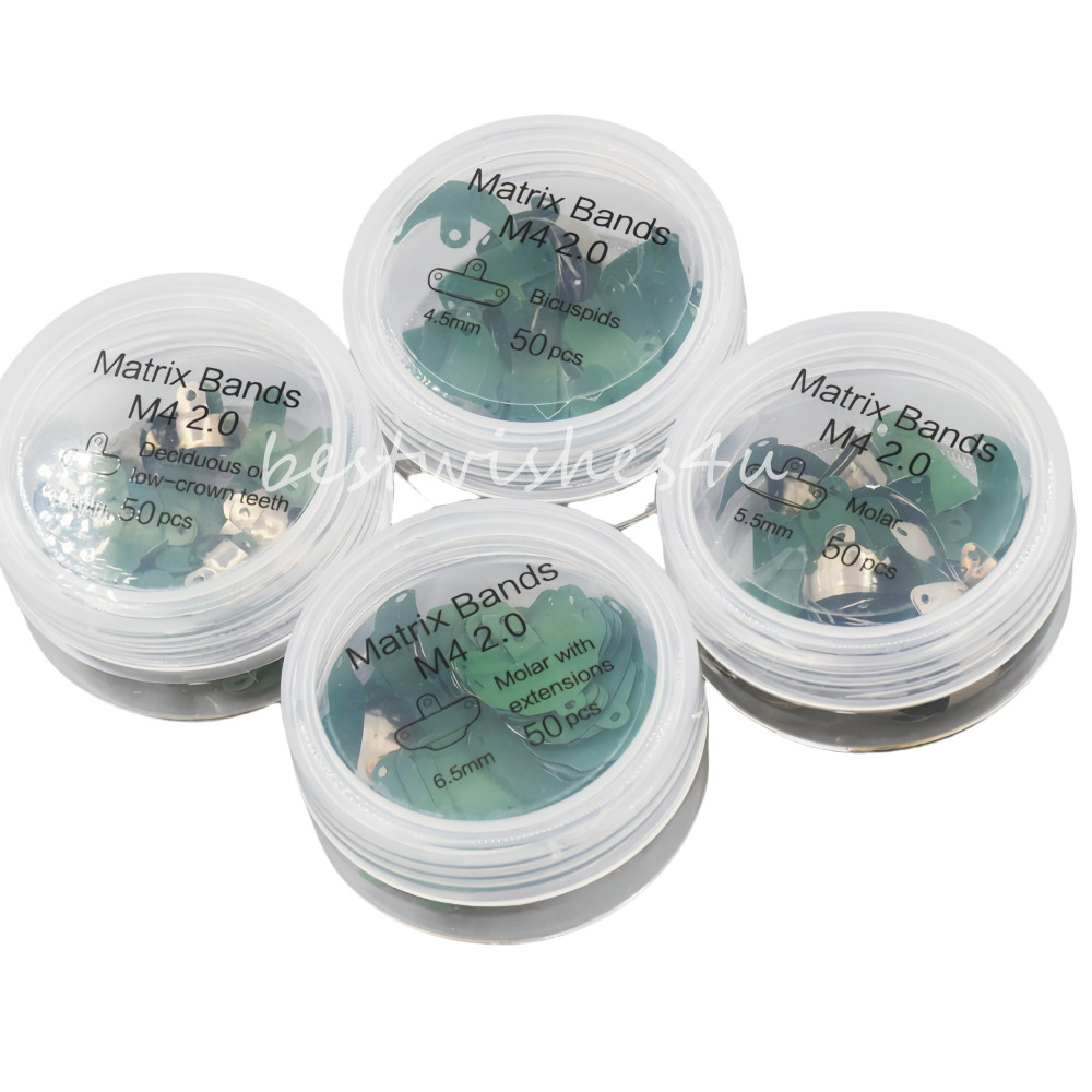 Dental Sectional Matrix Bands Non-Stick Matrice Clamp Ring Fit Garrison Palodent