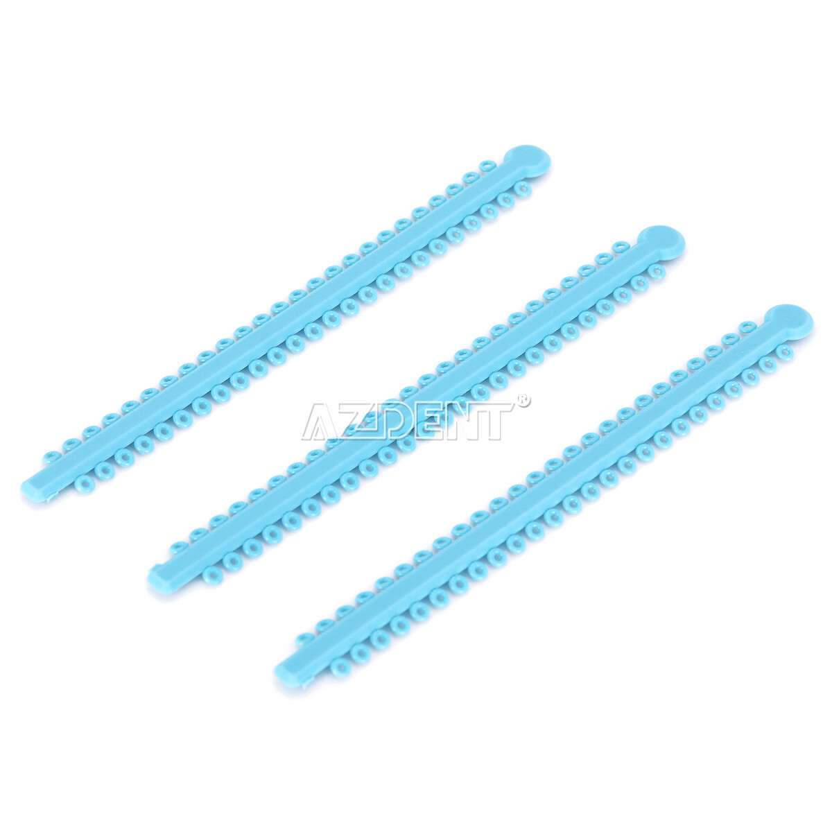 AZDENT Dental Orthodontic Ligature Ties Elastic Rubber Bands /Round Arch wires