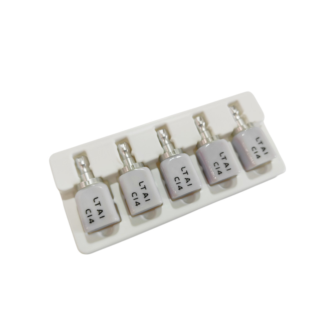 C14 Low Transparency Dental Glass Ceramic Liithium Diislicate Blocks CAD C