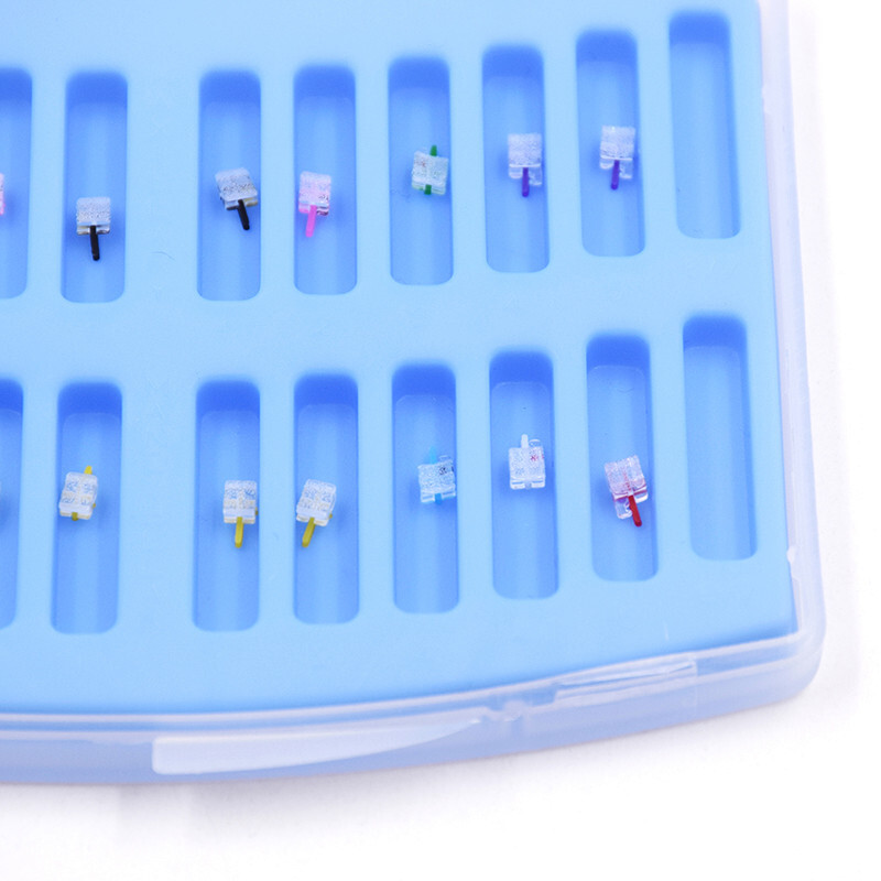 20 Pcs Dental Monocrystalline Sapphire Braces Ceramic Bracket Ortho Roth 022 345