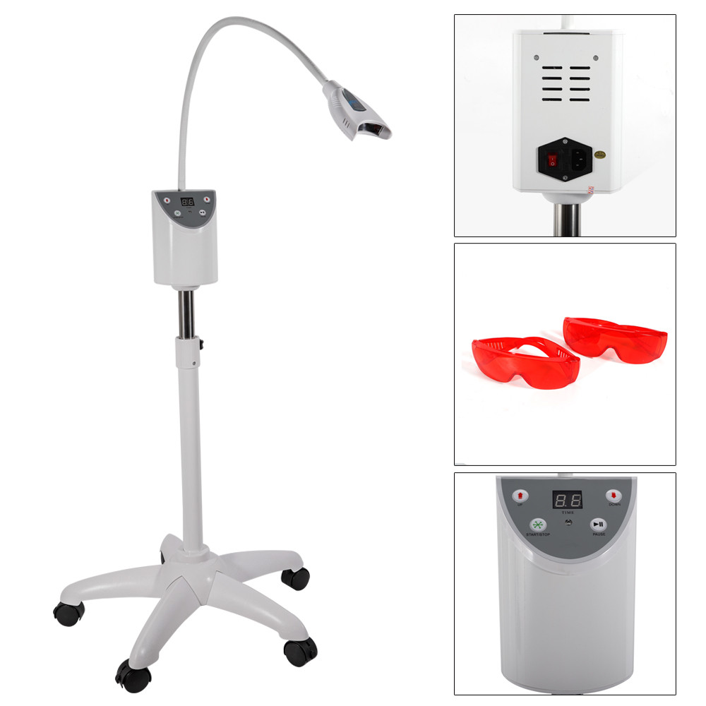 Dental Mobile LED Teeth Whitening Light Cold Light Lamp Tooth Bleaching Machine