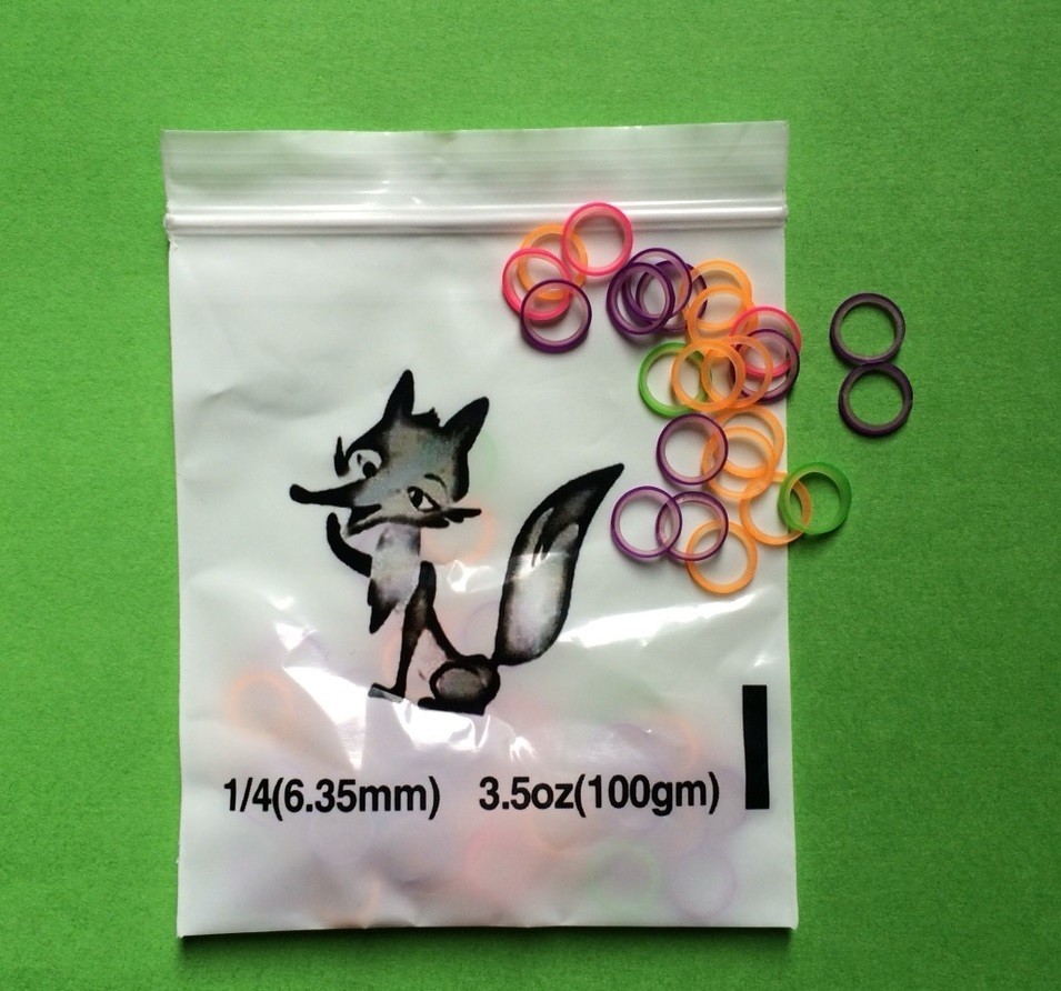 Dental Orthodontic Rubber Bands Elastic Braces 2.5/3.5/4.5/6.5oz Colorful
