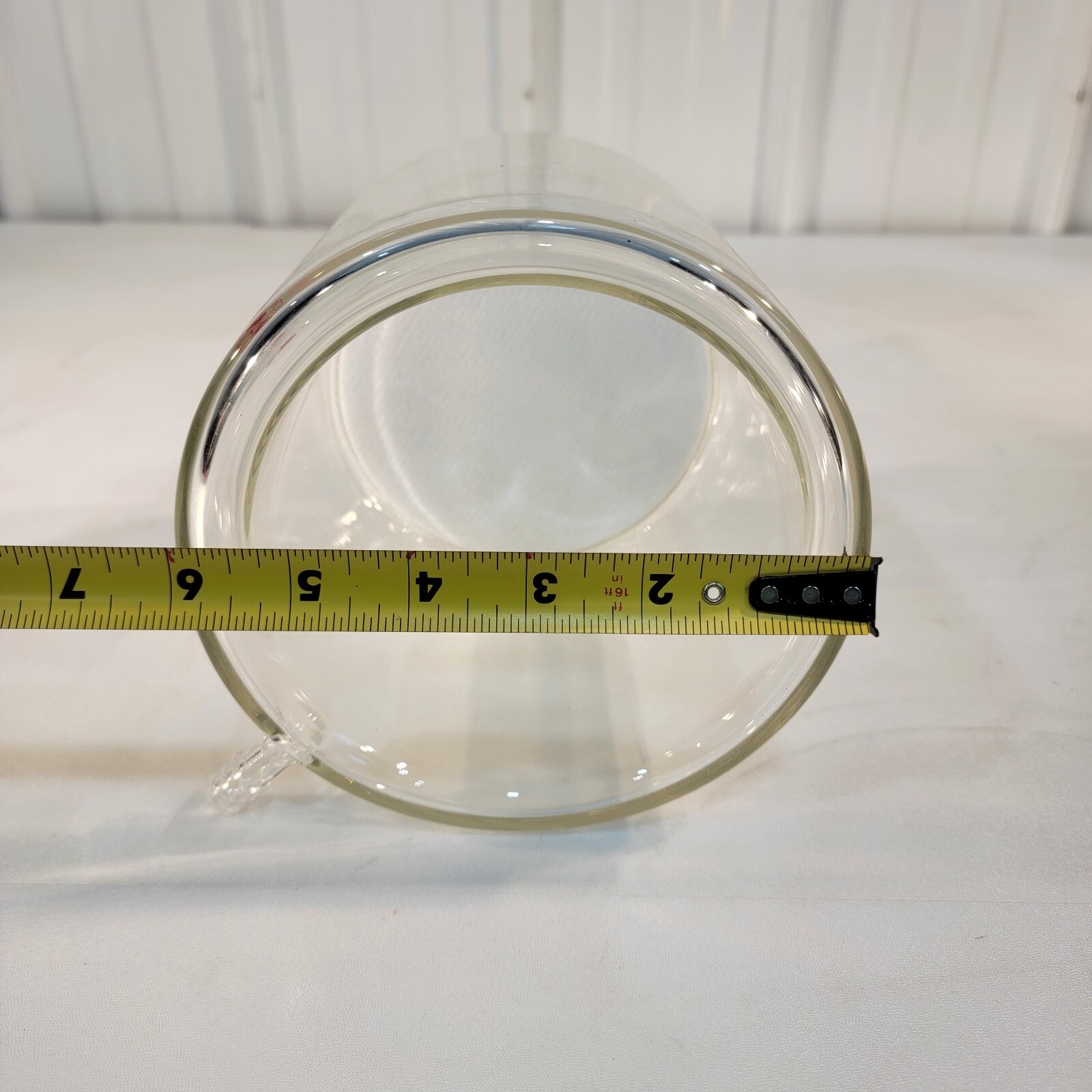 Jacketed Büchner Funnel Ace Glass 1 Liter Volume Pyrex 20-50u Alumina Filter