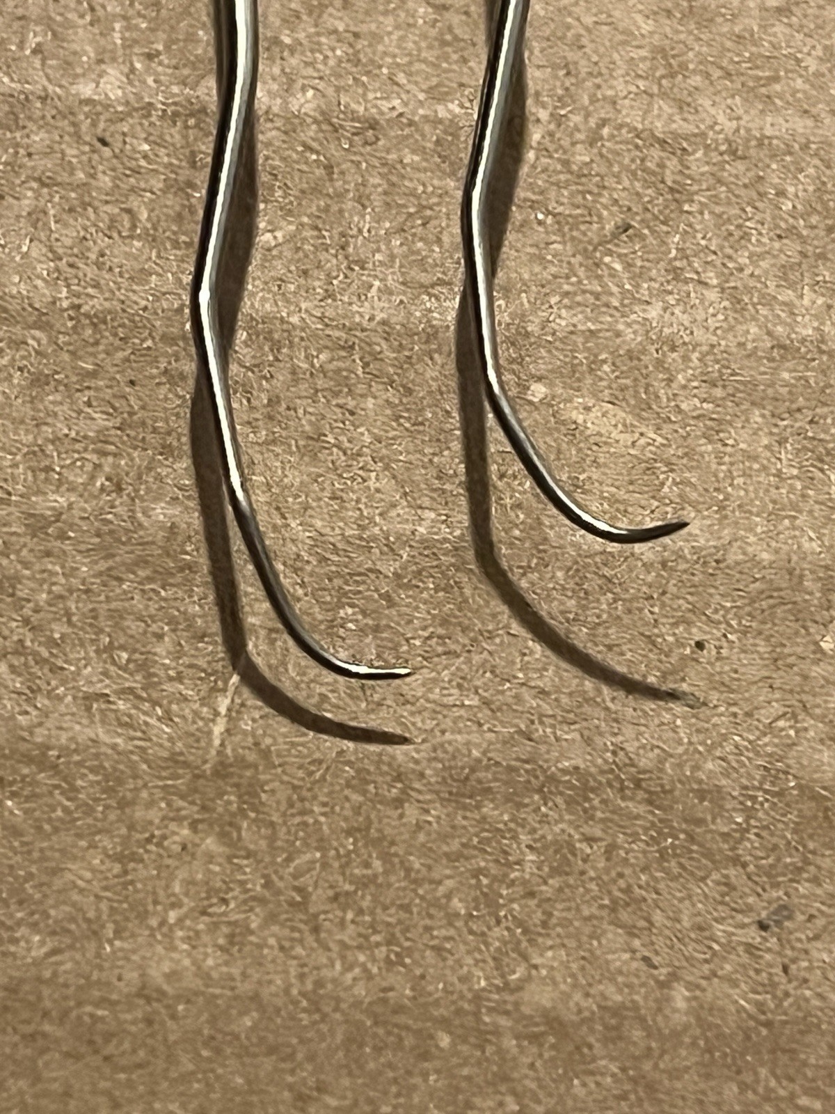 Two Brassler Used Double End #11/12 Dental Explorer ODU 1112/6