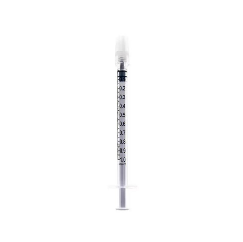 *100-Pieces* Exel 1mL Luer-Lok-Tip Disposable Syringe With Cap Sterile 26049