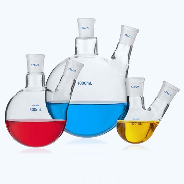 5ml – 1000ml Round Bottom Boiling Flask with 1-4 Standard Necks Lab Supplies