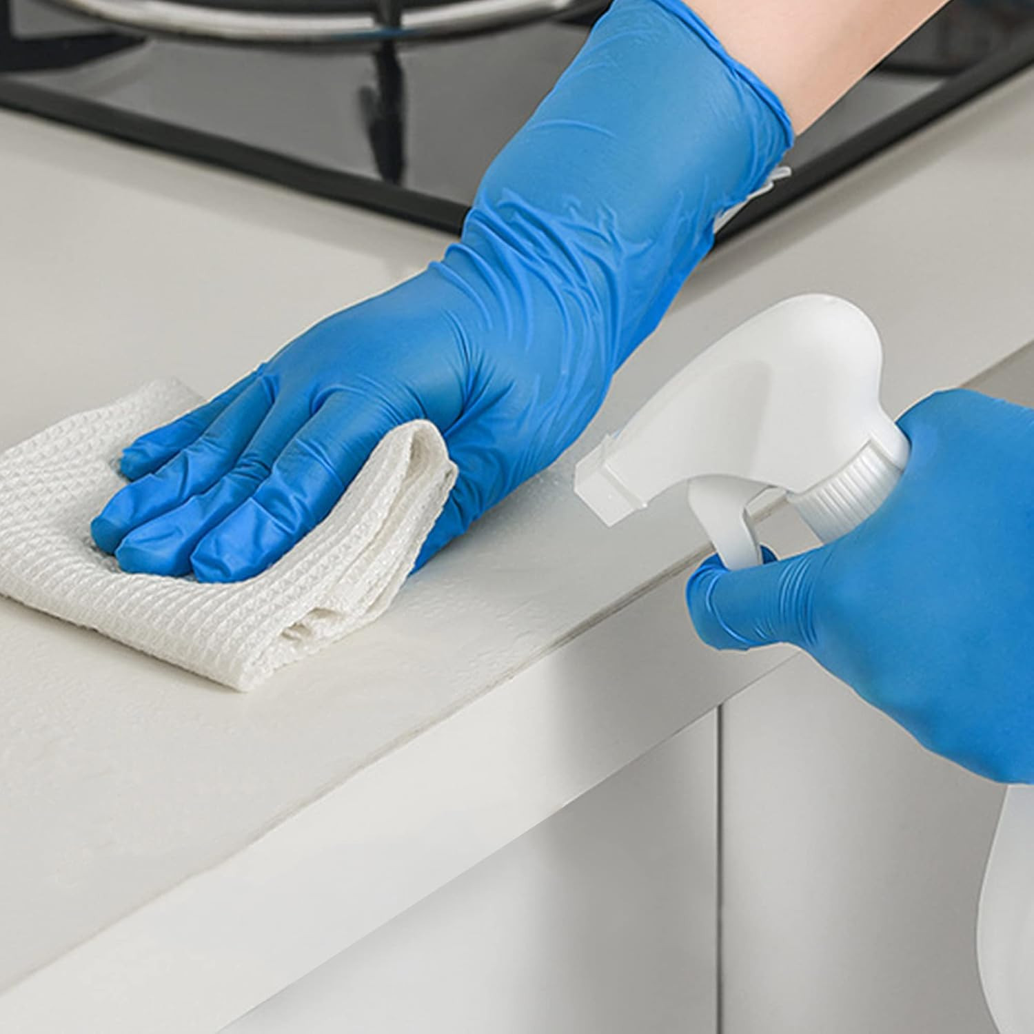 Nitrile Gloves 100Pcs 1000 Pcs Disposable Blue, Small/Medium/Large/XLarge, No…