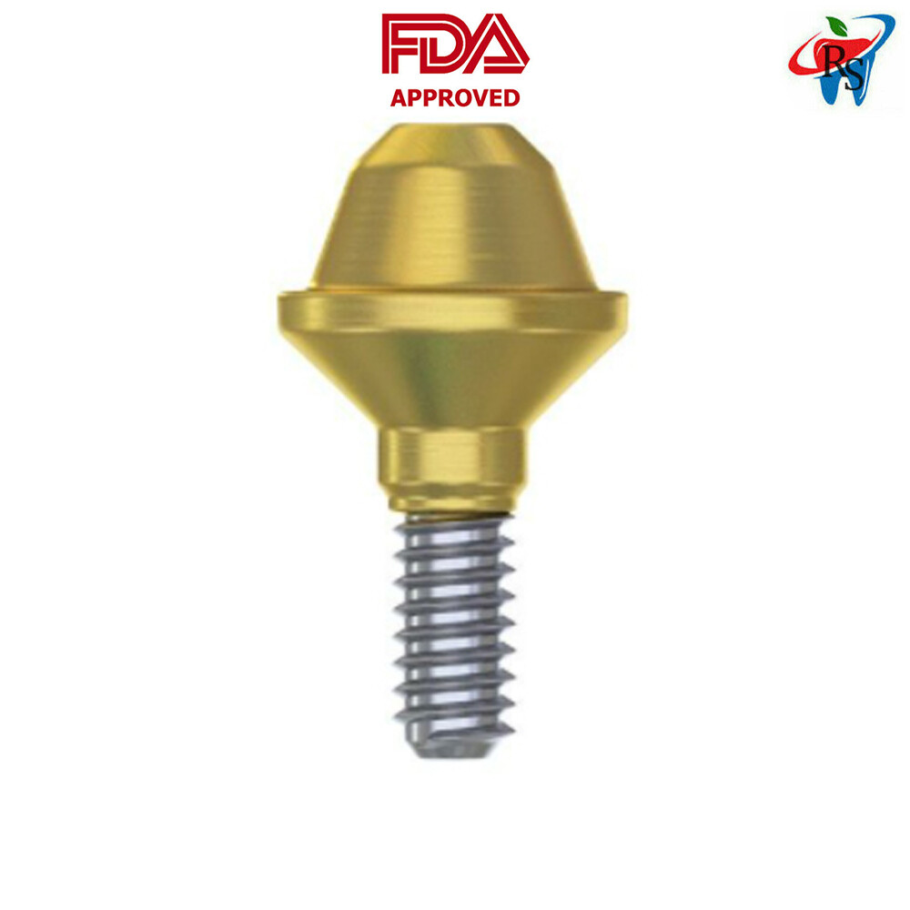 5pcs Straight Multi-Unit 1.6 Standard Int Hex 2.42mm Connection Dental Titanium