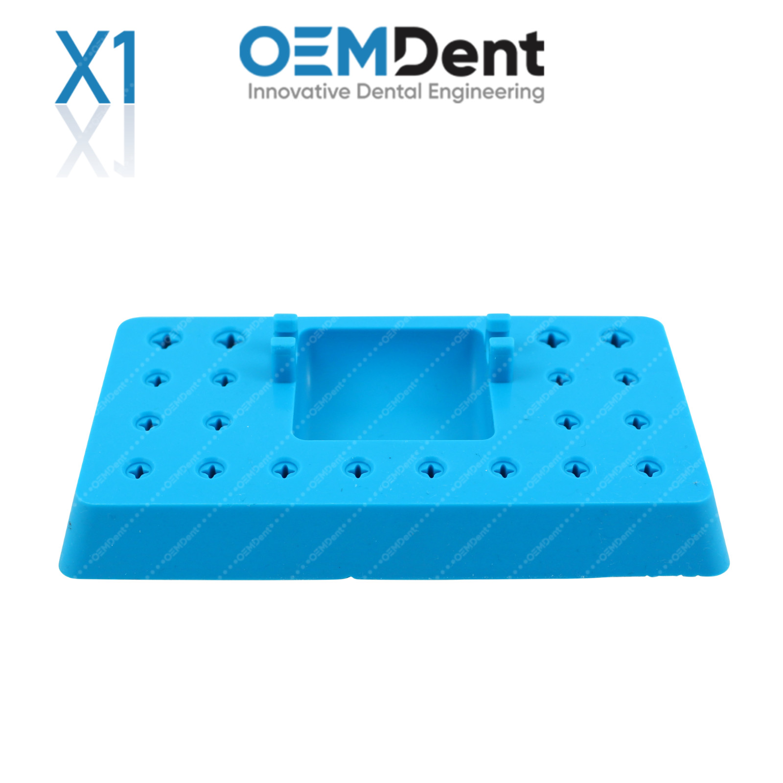 Silicone Tray For Dental Instruments 70x130mm All Types Of Burs Compatible