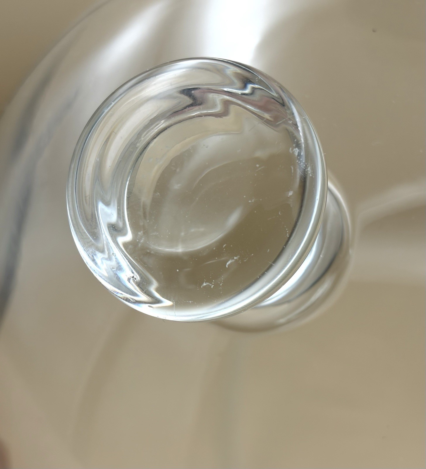 Pyrex Glass Bell Jar With Ground Flange