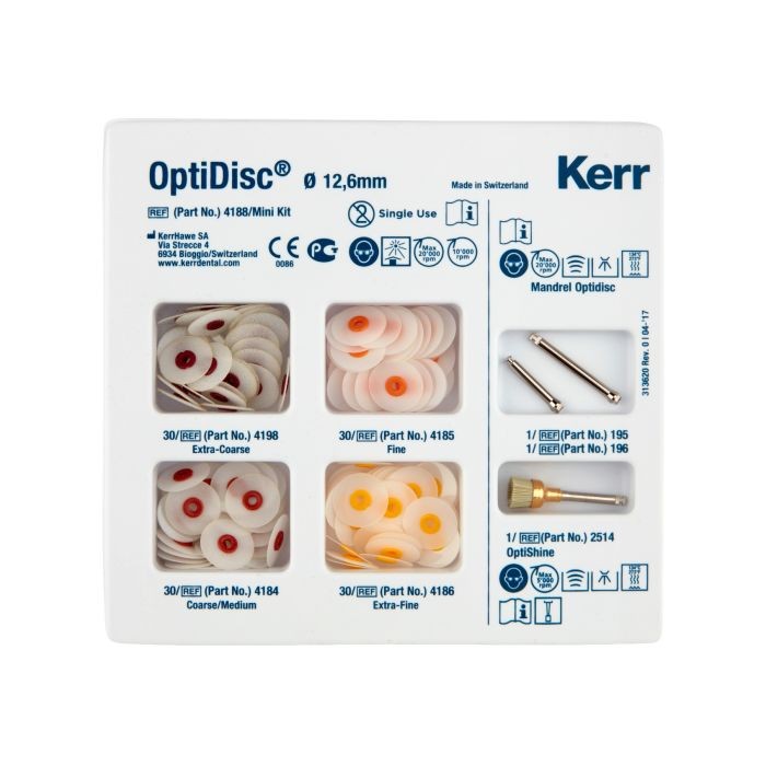 Kerr Dental 4188 SybronEndo Optidisc Finishing Discs Mini Kit 120/Pk