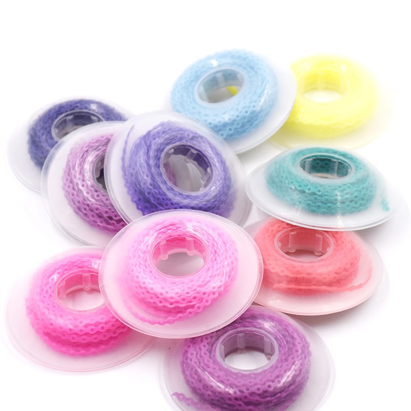 Dental Orthodontic Power Chains Elastic Rubber Braces Bands Short/Long/Close
