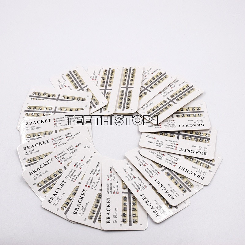 10 Packs Separable Dental Orthodontic Brackets Roth/MBT Mini/Standard 018/022