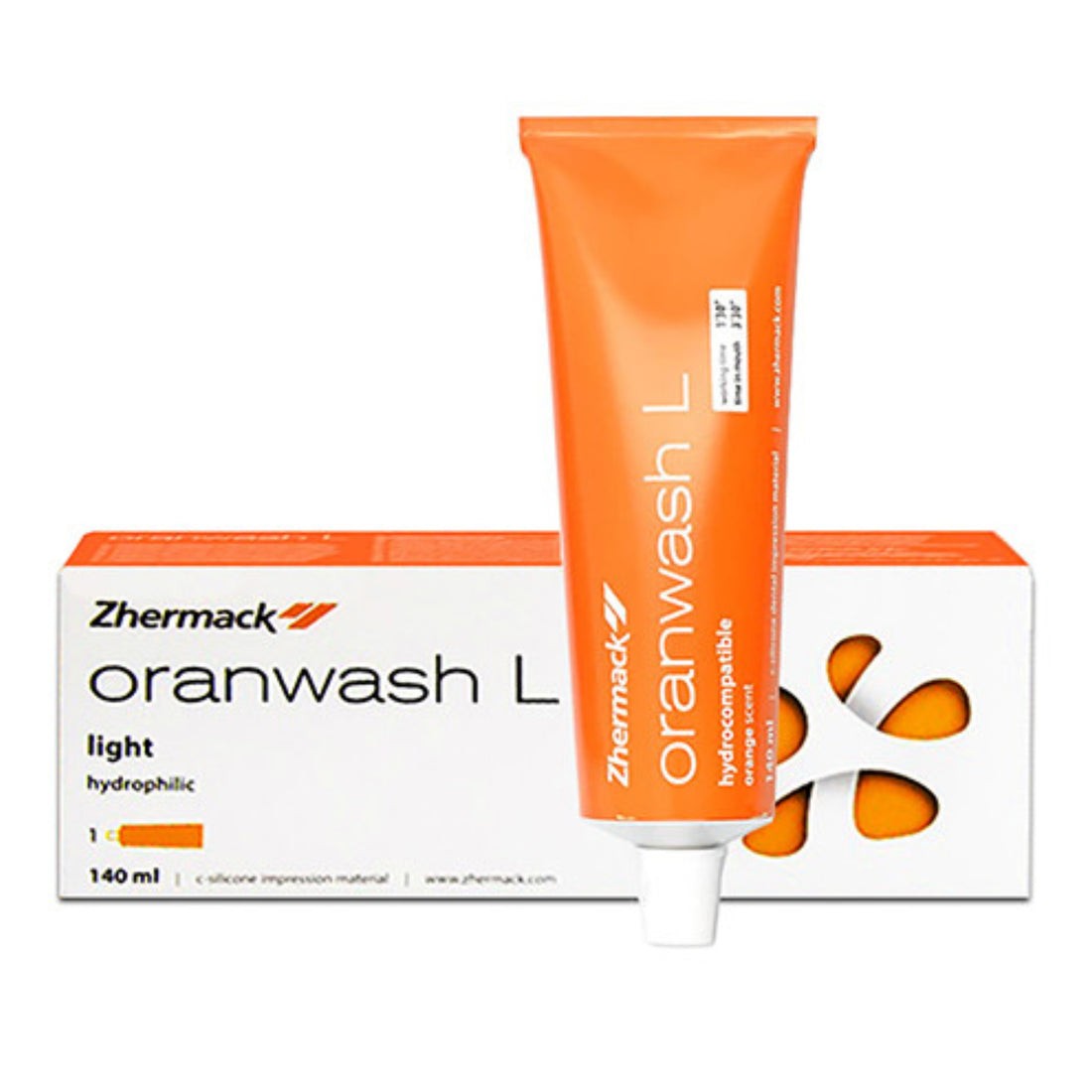 Dental Zhermack Zetaplus Impression Putty 900ml Oranwash 140ml Catalyst Gel 60ml