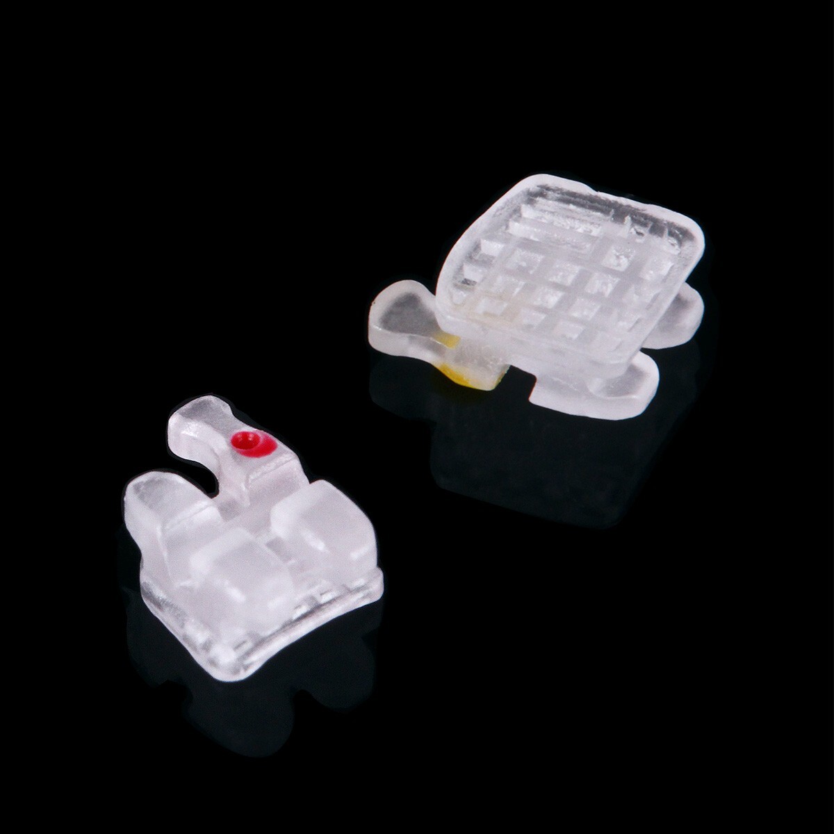 AZDENT Dental Ceramic Brackets Orthodontic Braces Roth.022 345 Hooks 20pcs /kit