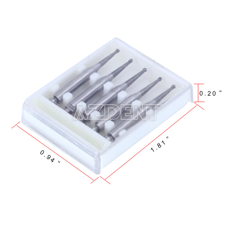 Dental Tungsten Steel Carbide Burs RA 1-8 for Contra Angle Low Speed Handpiece