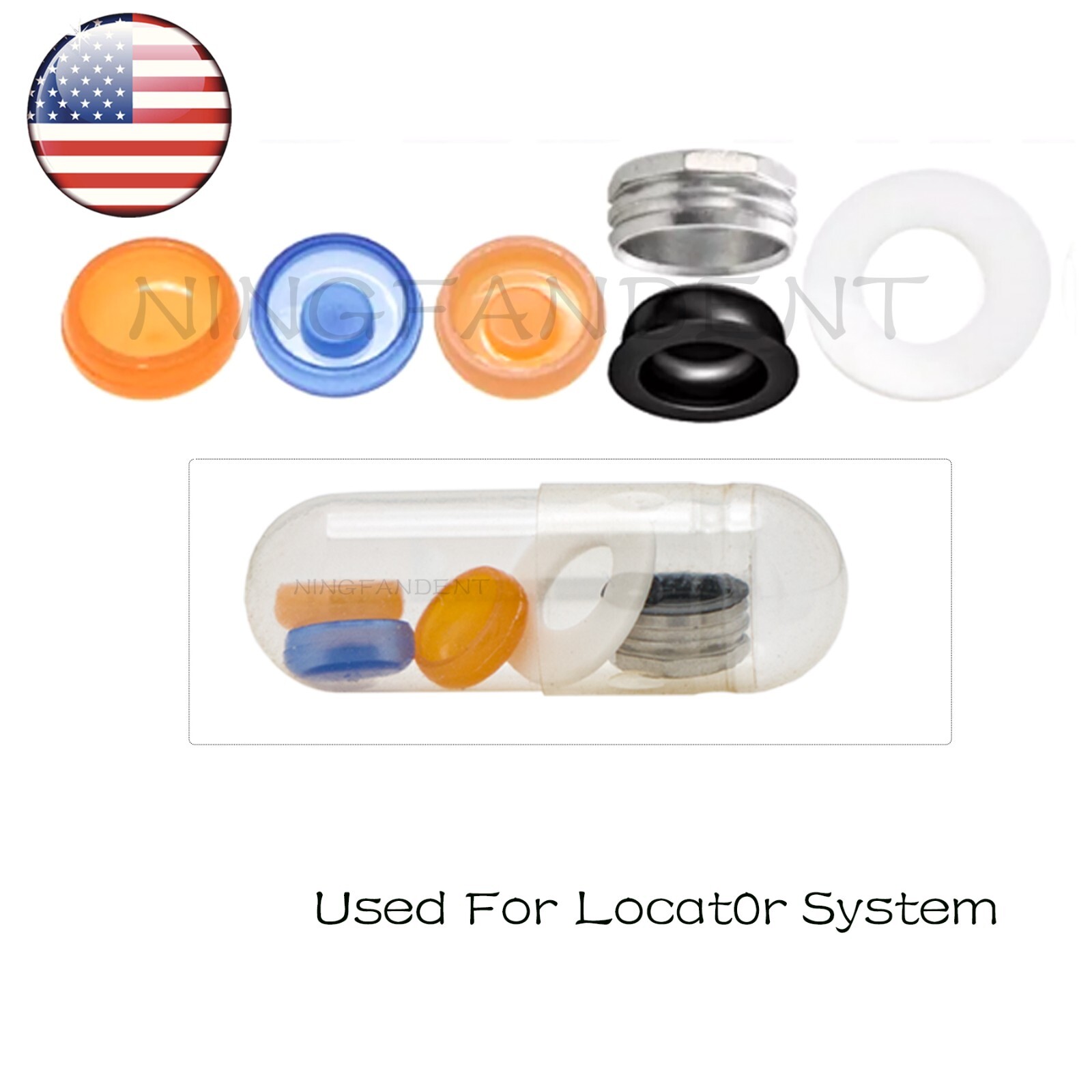 US Overdenture Locator Abutment Male Cap &Tools For Zimmer/BEGO/MIS/Cortex/Adin