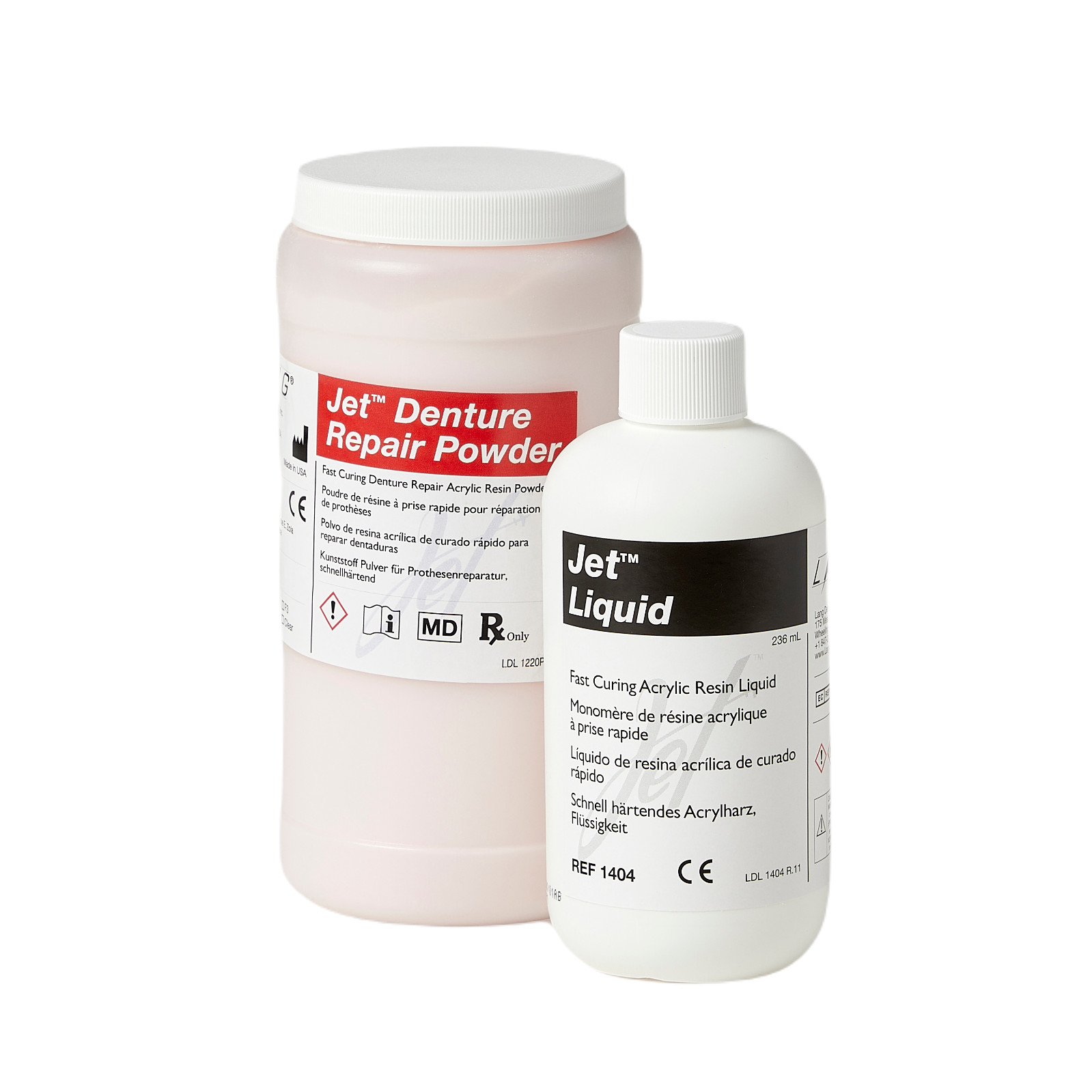 Lang Jet Denture Repair Acrylic Resin Liquid&Powder