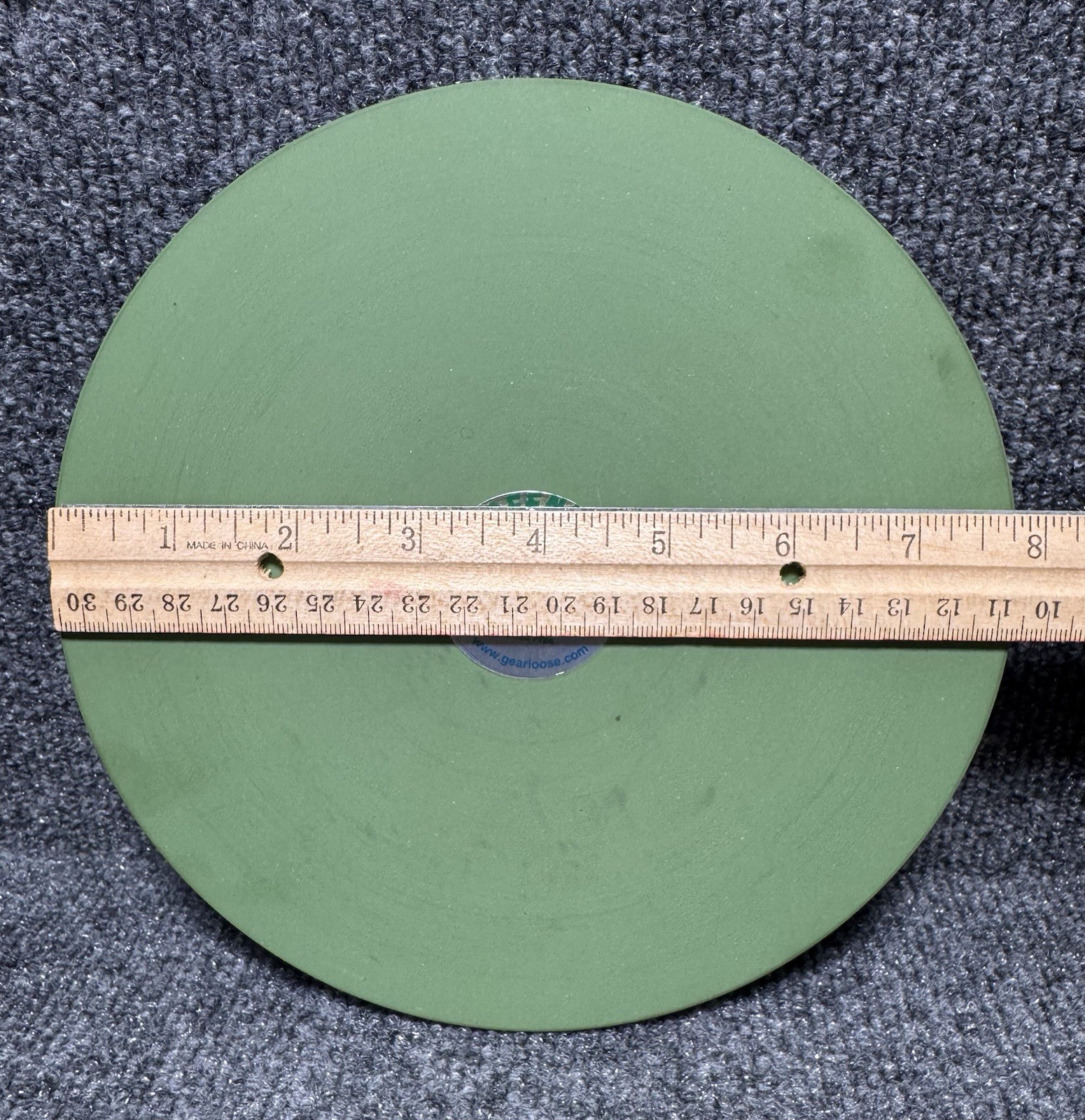 Gearloose Greenway 8” Chrome Oxide Composite Polishing Lap Faceting Gemstone