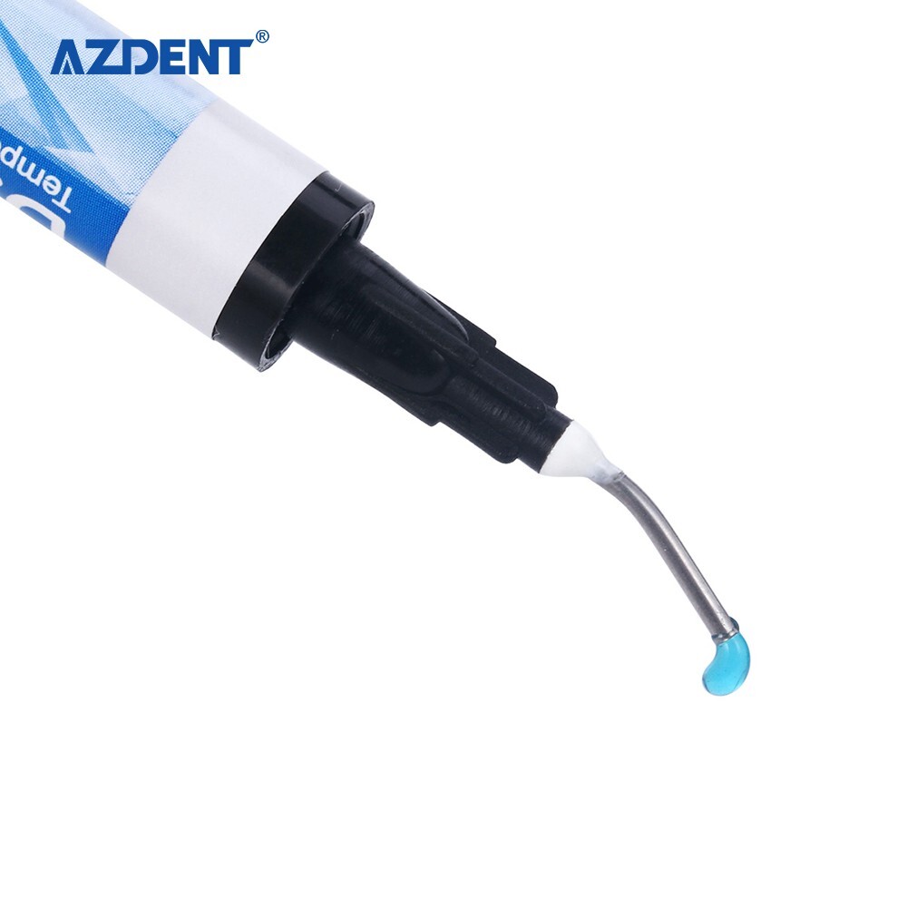 20pack Dentex DX.TEMP Dental Composite Resin 2.5g Temporary Flow Light Cure Blue
