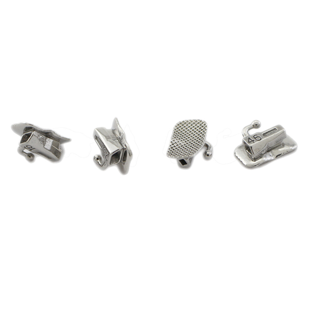 Dental Orthodontic Buccal Tubes MBT 0.022 1st 2nd Molar Bondable Mesh Base MIM