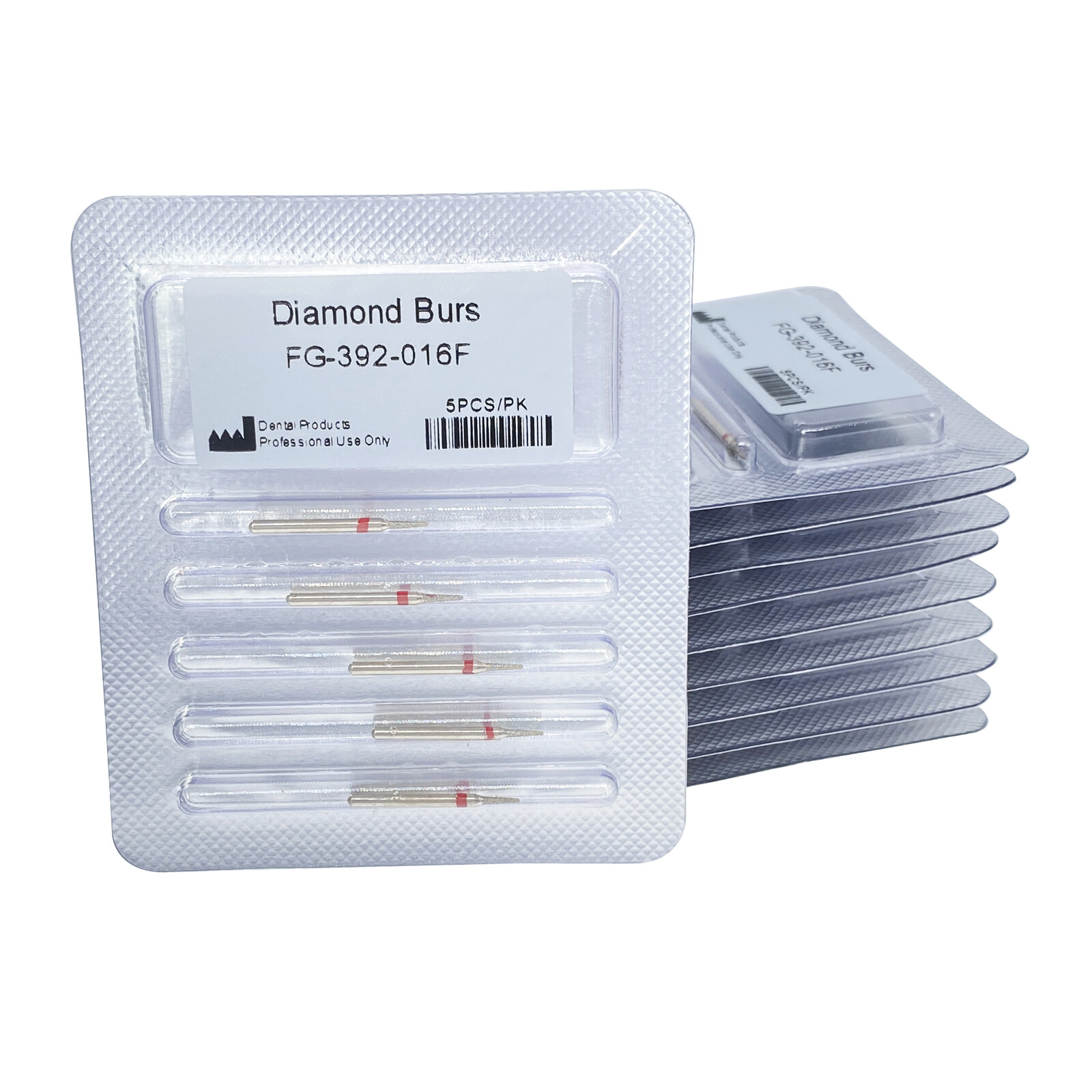 High Speed Diamond Dental Mosquito Bur Fine 392-016 5 Pcs/PK