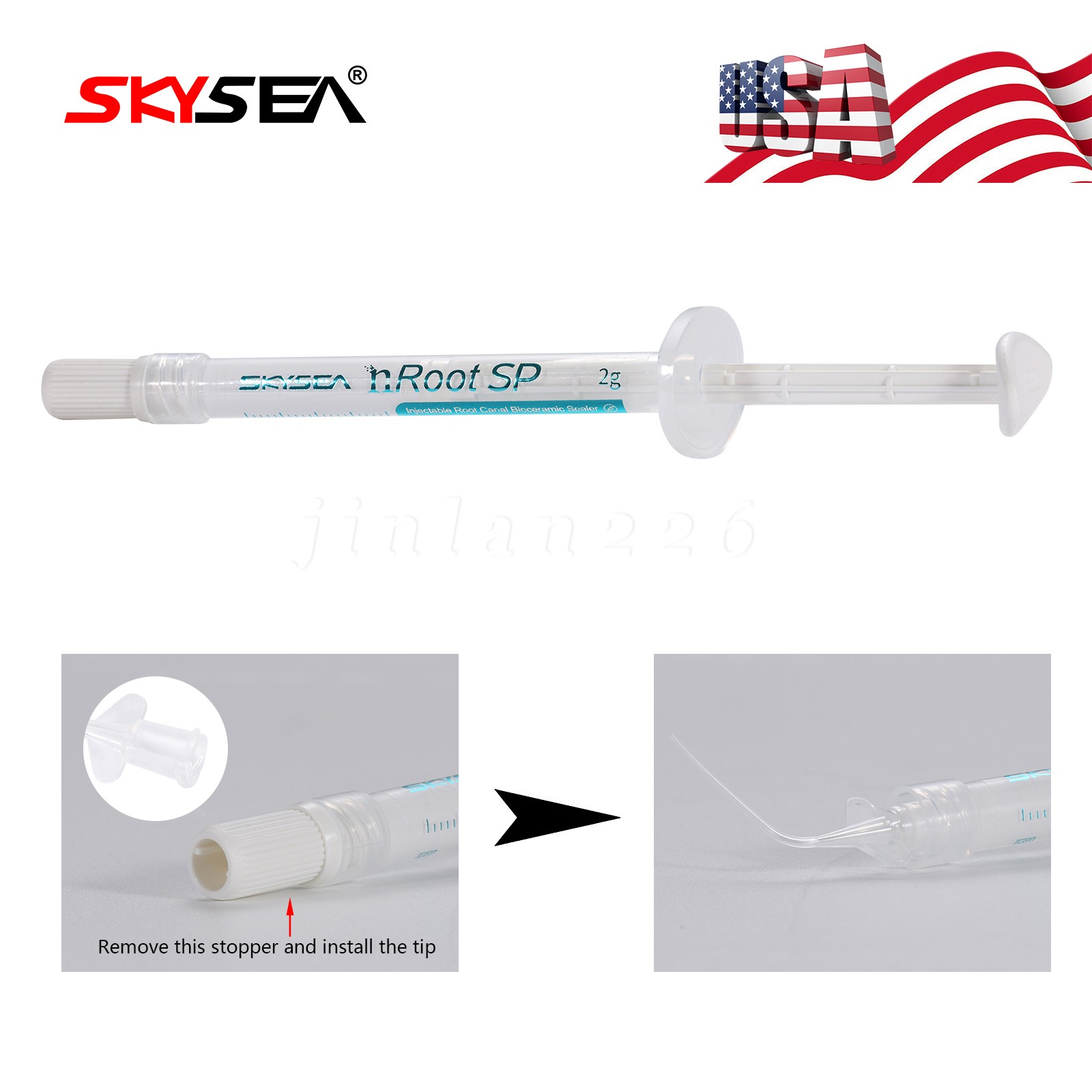 2g Dental Root canal bioceramic sealer/Repair Root Canal Endo Filling Cement SP