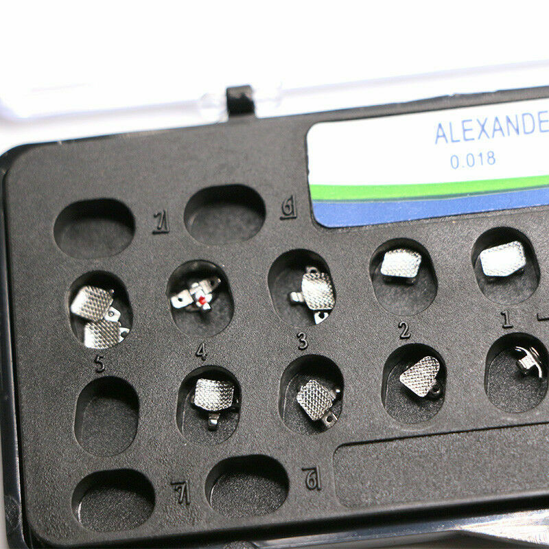10×Dental Orthodontic Alexander Brackets With 345 Hooks 018&022 20pcs/pack