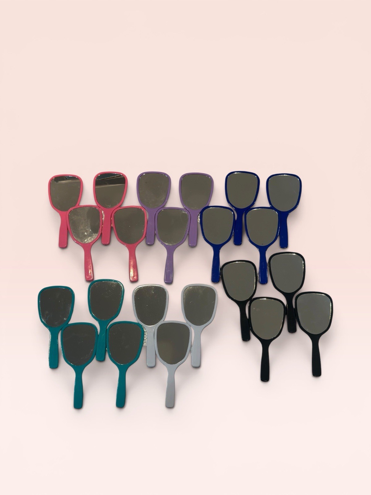 Bulk Lot 23 7” Handheld Mirrors Multicolor Therapy SEL Classroom Teachers Group