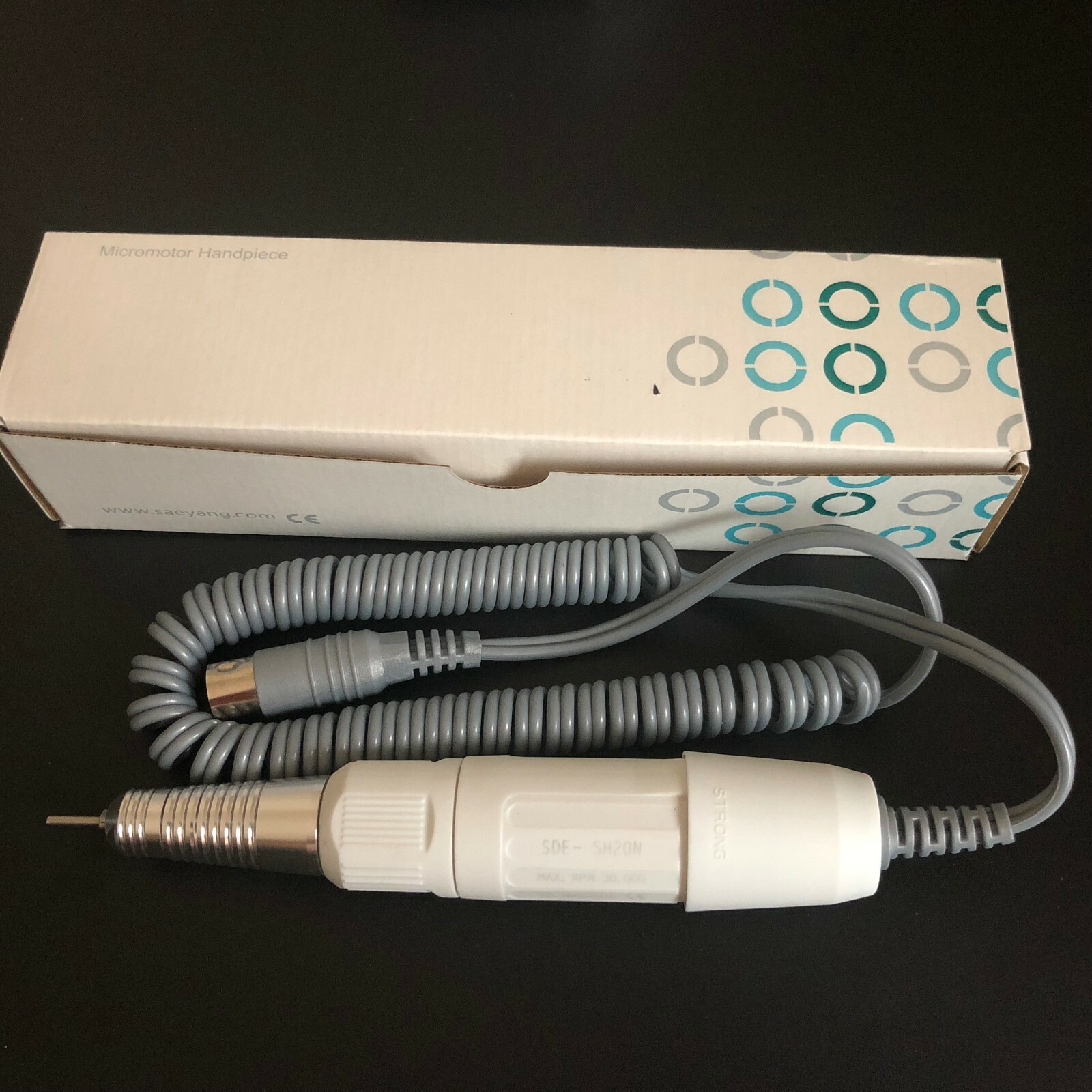 30K RPM Dental Lab Marathon style Micro Motor Handpiece SDE-SH20N FOR N3 N7white