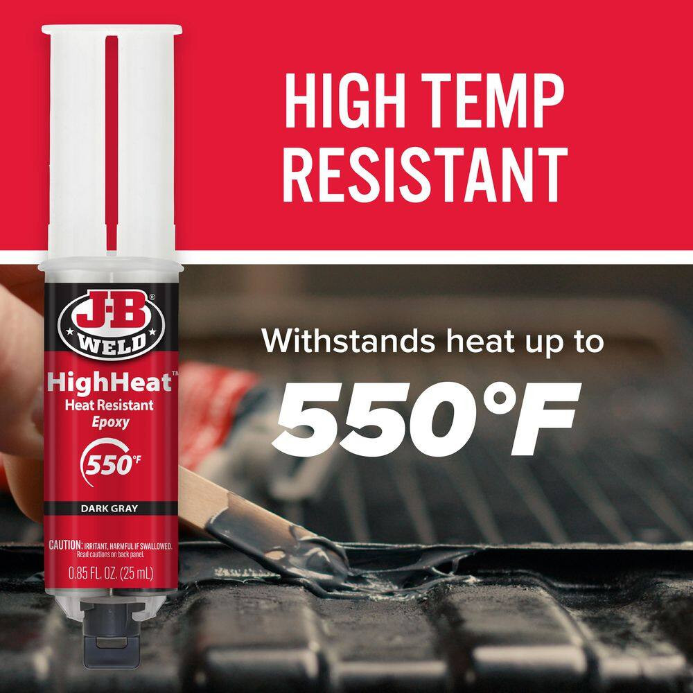 Highheat 25 Ml (0.85 Fl. Oz.) Temperature Resistant Epoxy Syringe