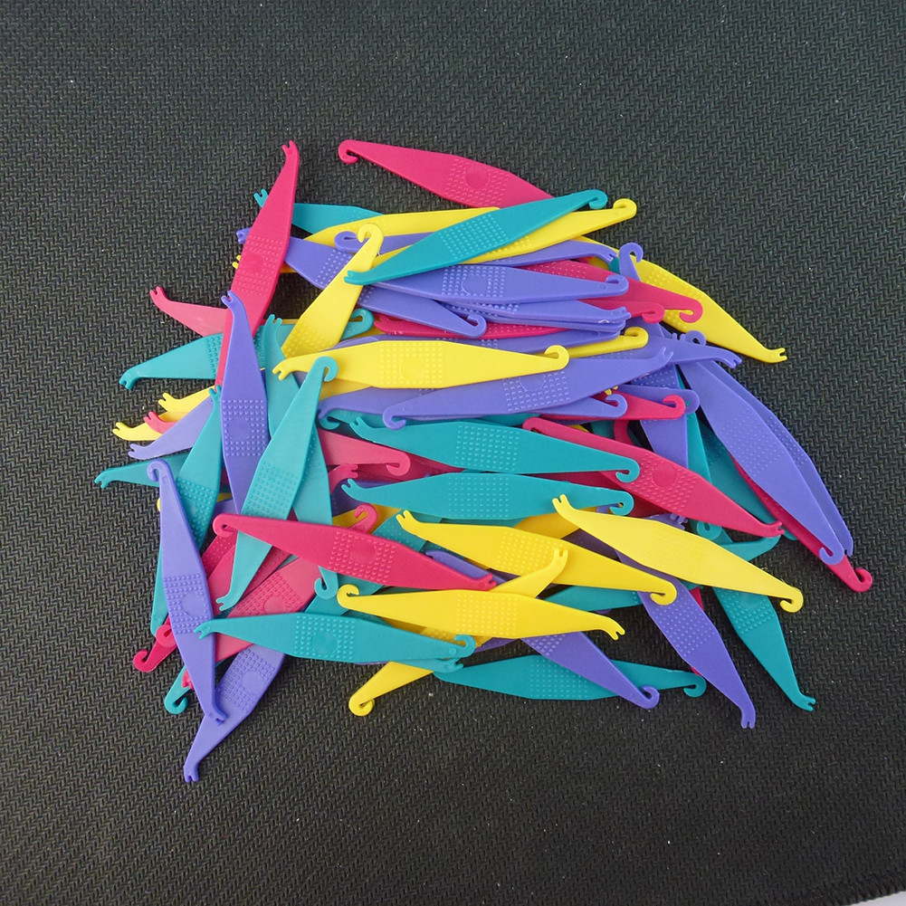 100Pc Dental Orthodontic Elastic Placer Elastic Rubber Band Placer For Brace 6mm