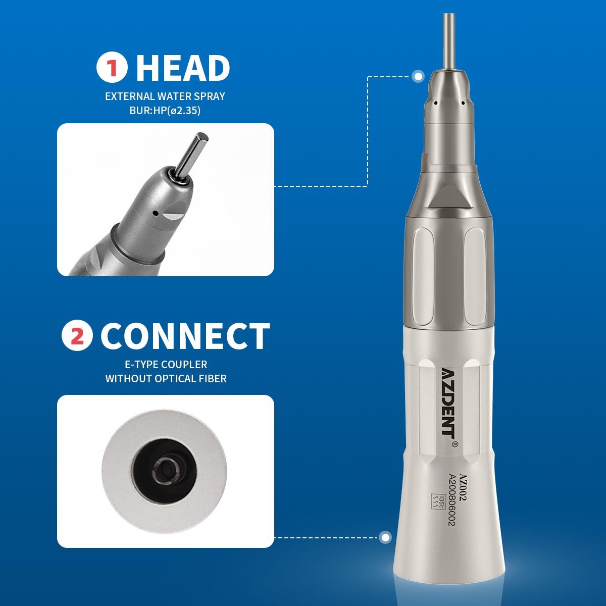 Dental FX Contra Angle/Straight/Air Motor 2/4Holes / RA Composite Polishing Burs