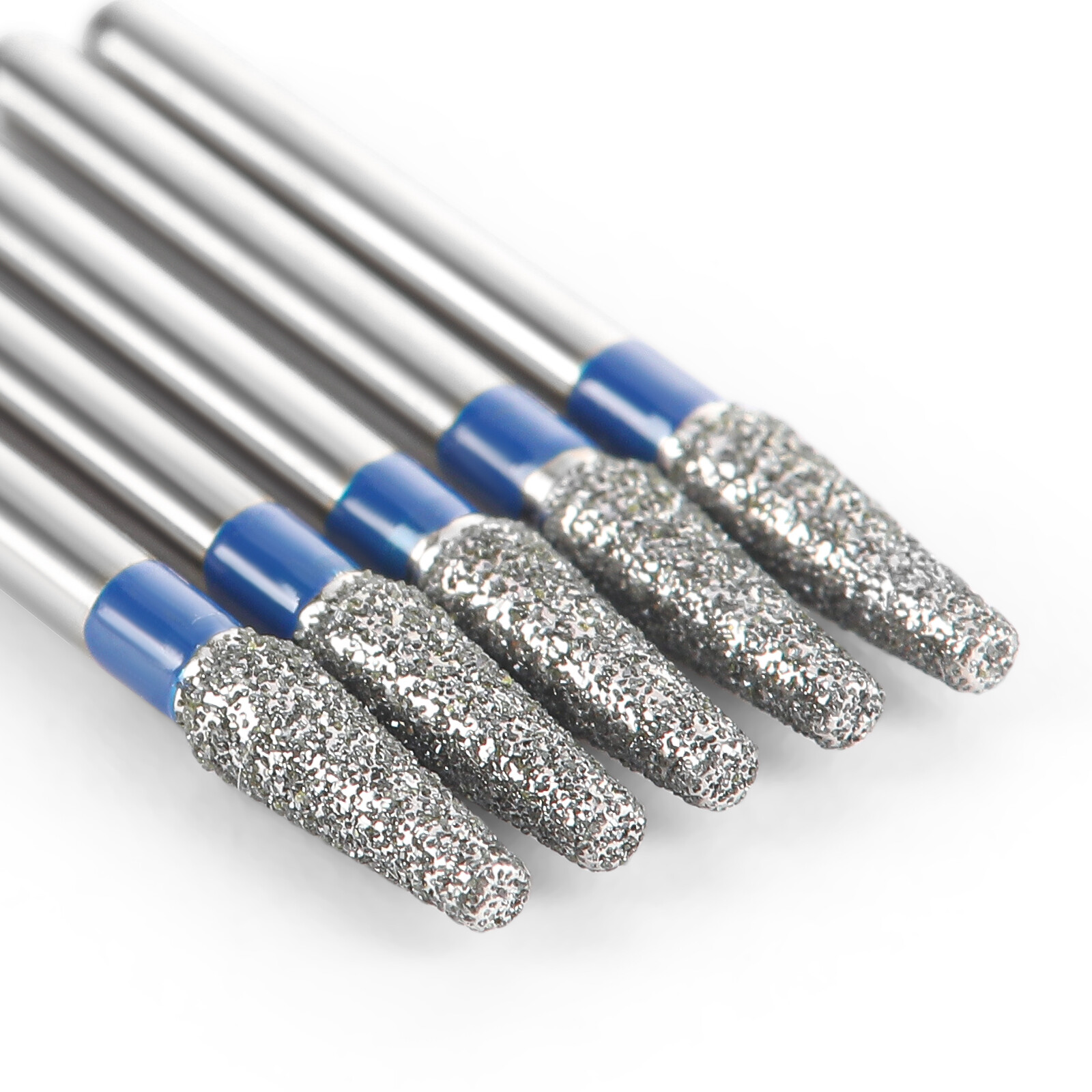 50Pcs JMU Dental Diamond Burs Flat End Taper FG 845-021M Medium Grit 5Pcs/Box