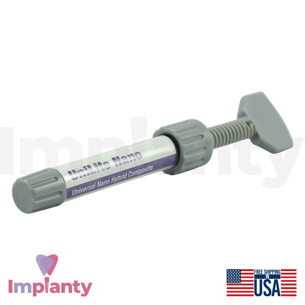 DSI UniLite Nano Universal Hybrid Composite 4g Syringe Restoration Dental