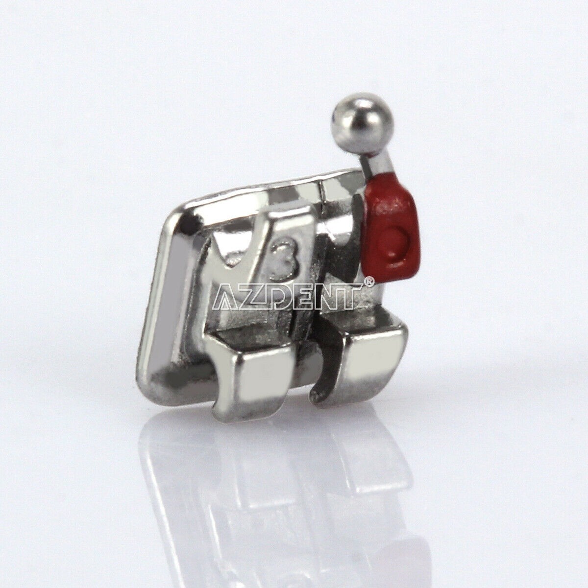 Dental Orthodontic Bracket MIM Monoblock Metal Braces Mini MBT.022 345 Hook