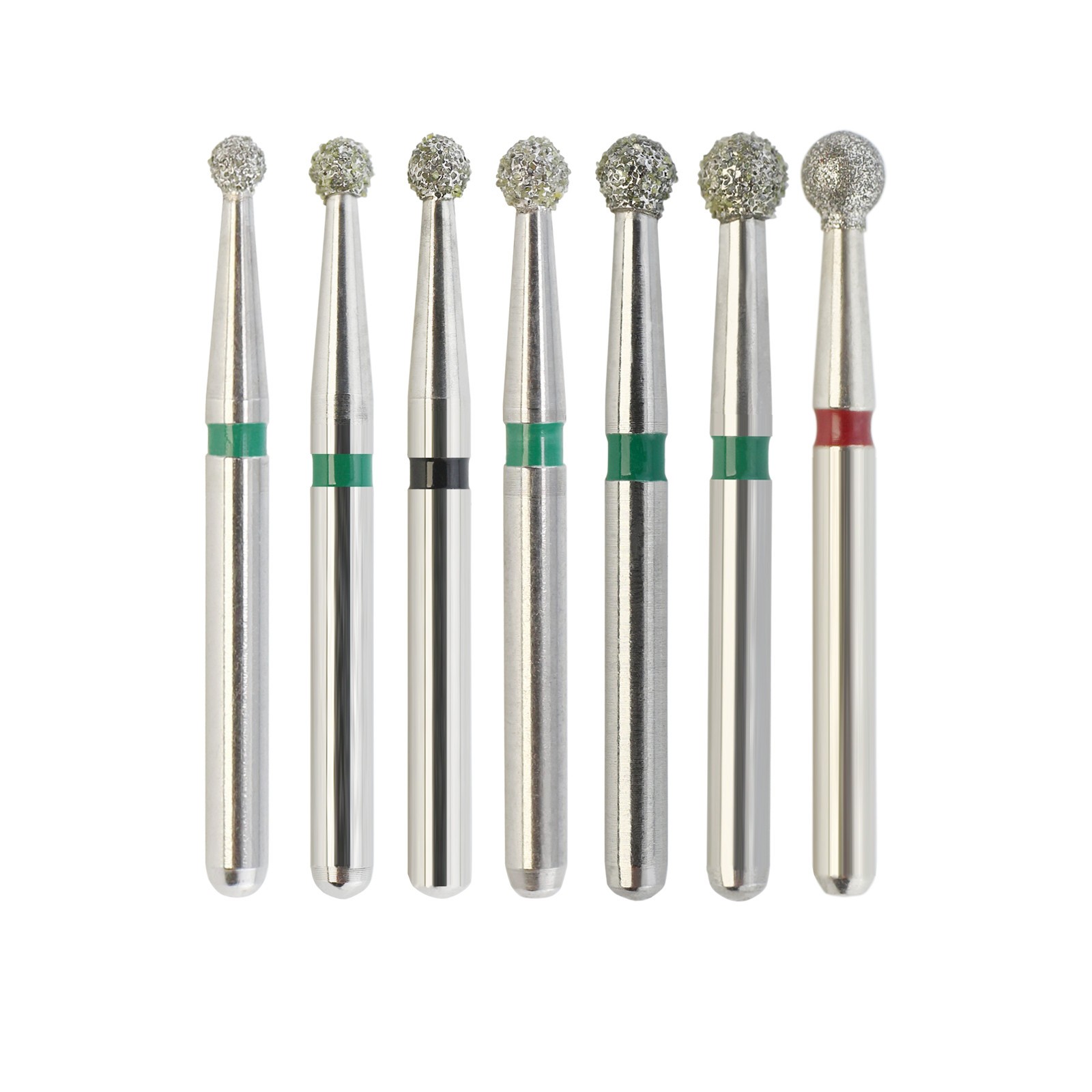 Dental Diamond Burs 801/801L Muti-use FG Round Ball Bur For High Speed Handpiece