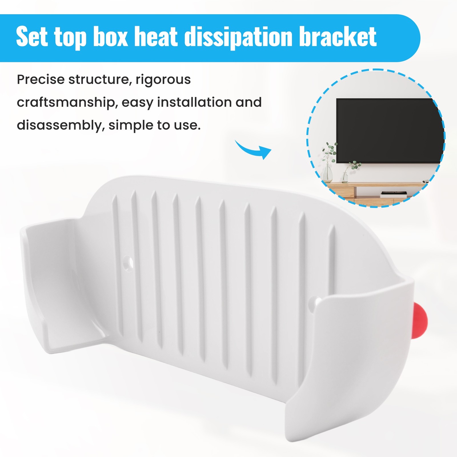 Wall Mount Holder Set-Top Box for 2024 Streamer 4K O7V62465