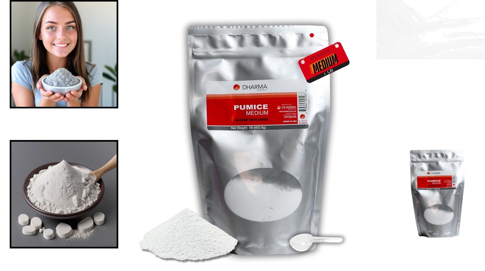 1 lb Natural Pumice Powder – Cost-Effective Solution for Cleaning and Polishing