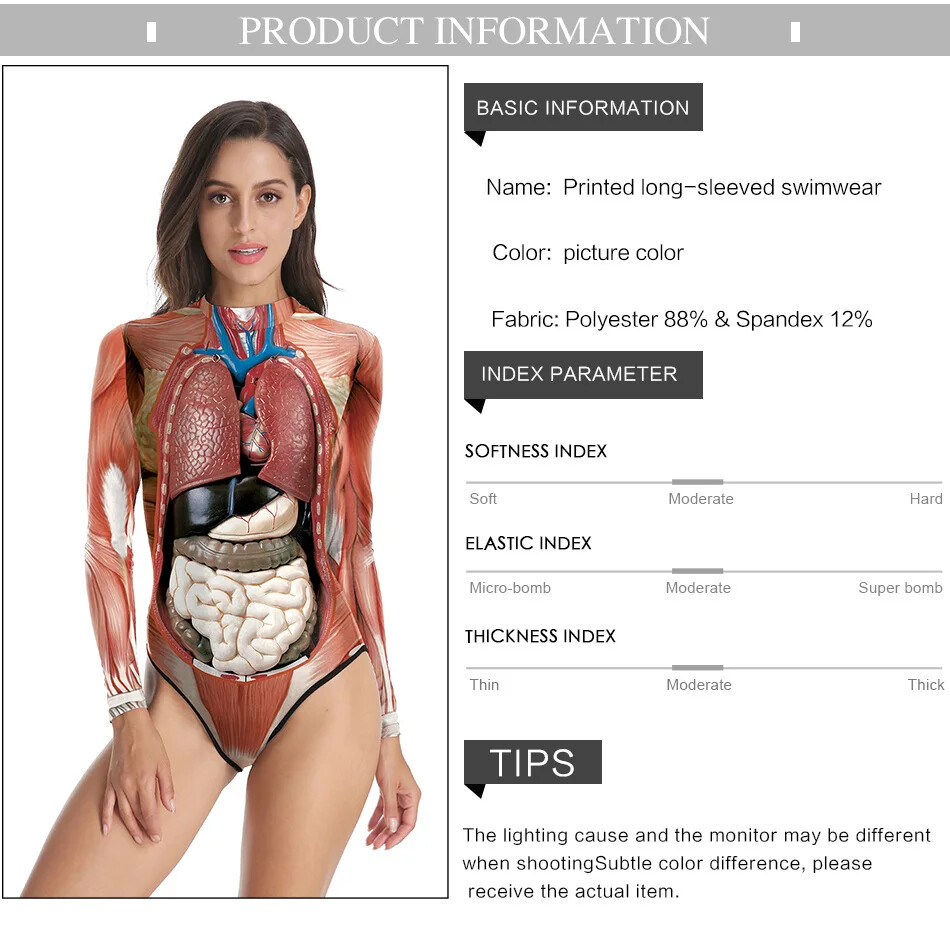 Medical Science Anatomy Woman Human Body Structure Tissue 3D Printing Model