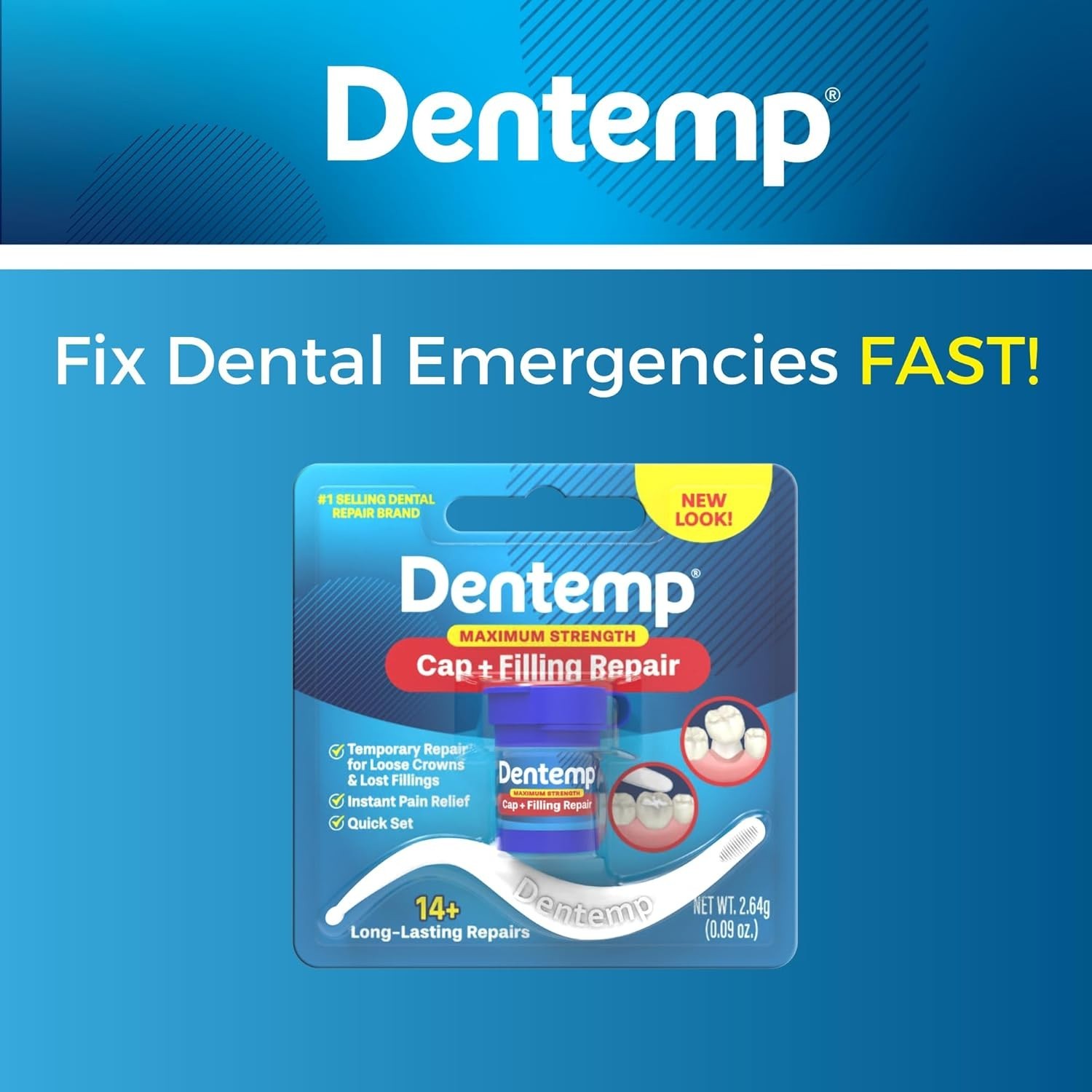 Maximum Strength Tooth Filling Repair Kit – 3 Pack for Instant Dental Relief
